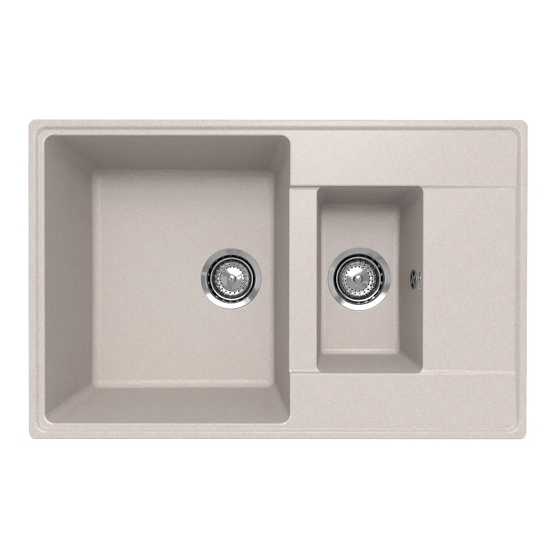 Кухонная мойка Ulgran Quartz Prima 780 1,5K-10 цвет Песок