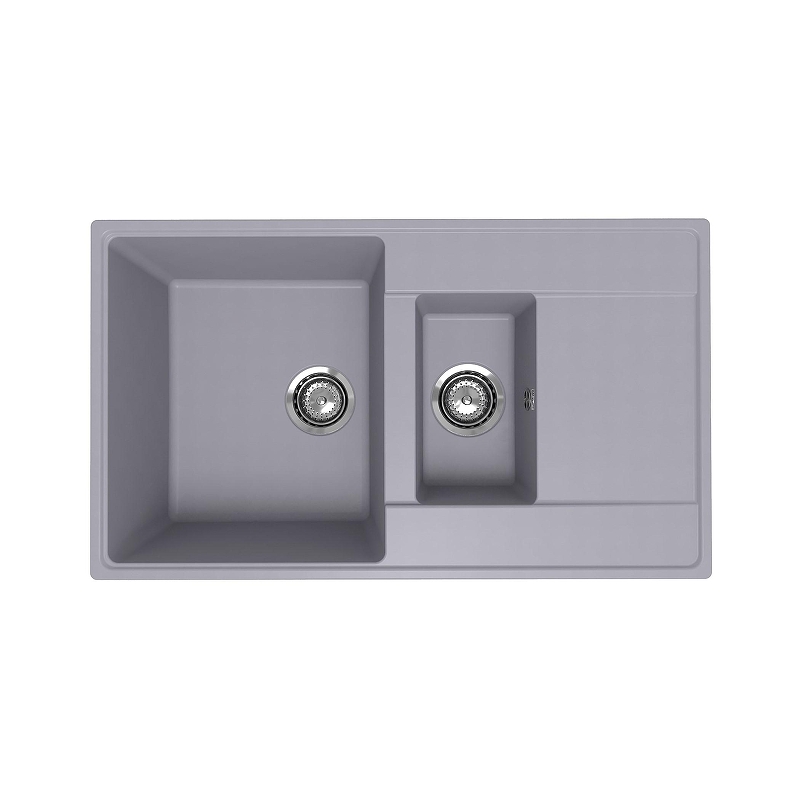 Кухонная мойка Ulgran Quartz Prima 860 1,5K-05 цвет Бетон