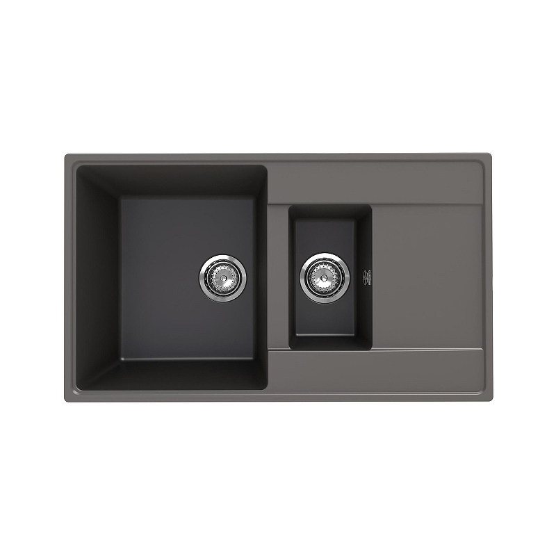 Кухонная мойка Ulgran Quartz Prima 860 1,5K-09 цвет Асфальт