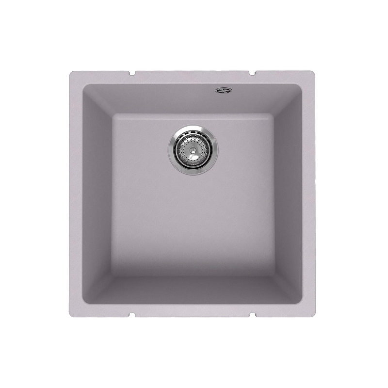 Кухонная мойка Ulgran Quartz Underground 400-04 Платина