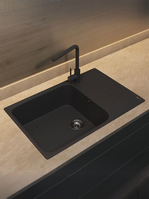 Кухонная мойка Uperwood UPD-400 74 391020215 цвет Уголь