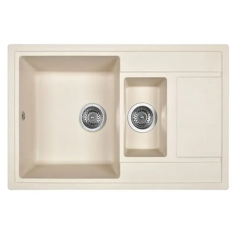 Кухонная мойка Wisent 77 MWQ780-30/341-11-24 цвет Крем