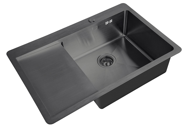 Кухонная мойка ZorG HD Grafit 78 R HD 7851-R GRAFIT цвет Графит