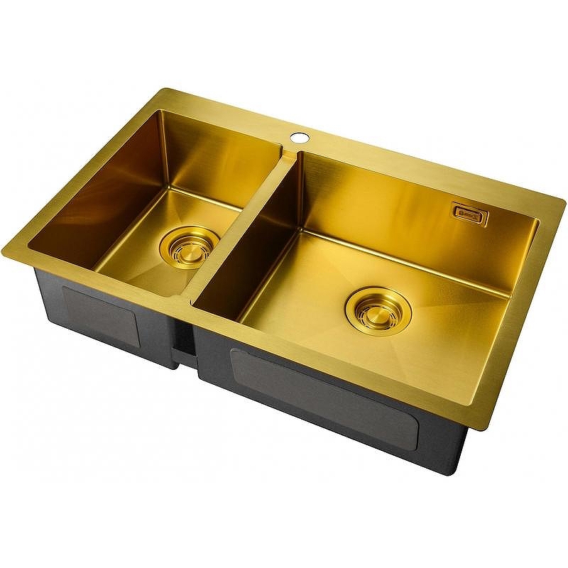 Кухонная мойка ZorG Light Bronze ZL R 780-2-510-R BRONZE Бронза