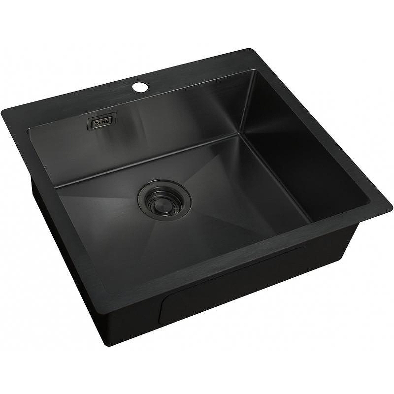 Кухонная мойка ZorG Light Grafit ZL R 590510 GRAFIT Графит