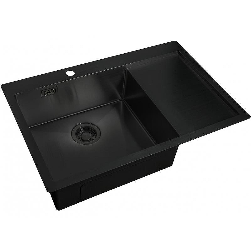 Кухонная мойка ZorG Light Grafit ZL R 780510-L GRAFIT Графит