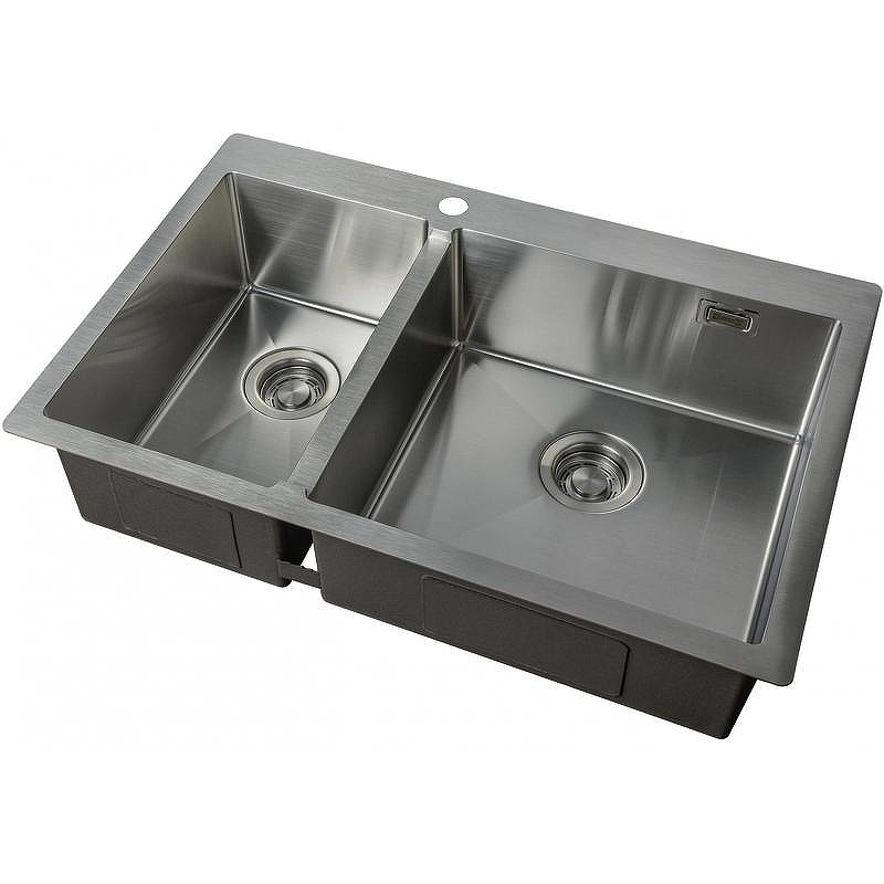 Кухонная мойка ZorG Light ZL R 780-2-510-R Нержавеющая сталь