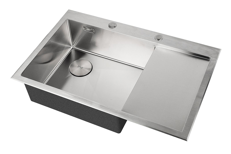 Кухонная мойка ZorG Lux 78 L LUX 7851-L цвет Нержавеющая сталь