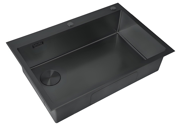 Кухонная мойка ZorG Lux Grafit 75 L LUX 7551-L GRAFIT цвет Графит