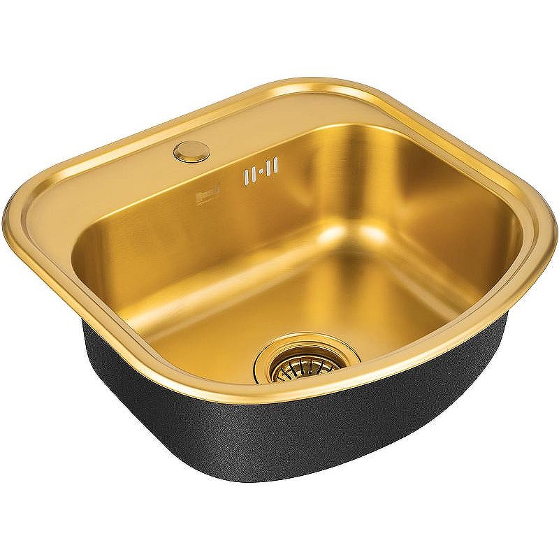 Кухонная мойка ZorG PVD Bronze 47 SZR 4749 BRONZE Бронза