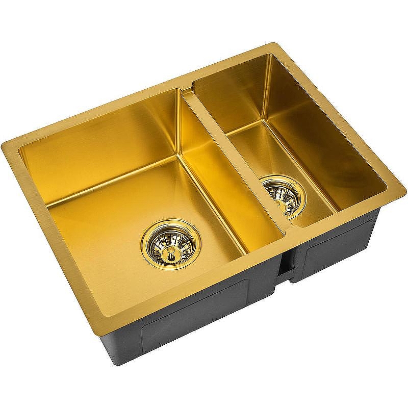 Кухонная мойка ZorG PVD Bronze 58 SZR-58-2-44 BRONZE Бронза