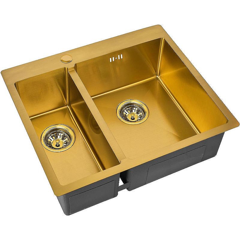 Кухонная мойка ZorG PVD Bronze 59 SZR-59-2-51-R BRONZE Бронза