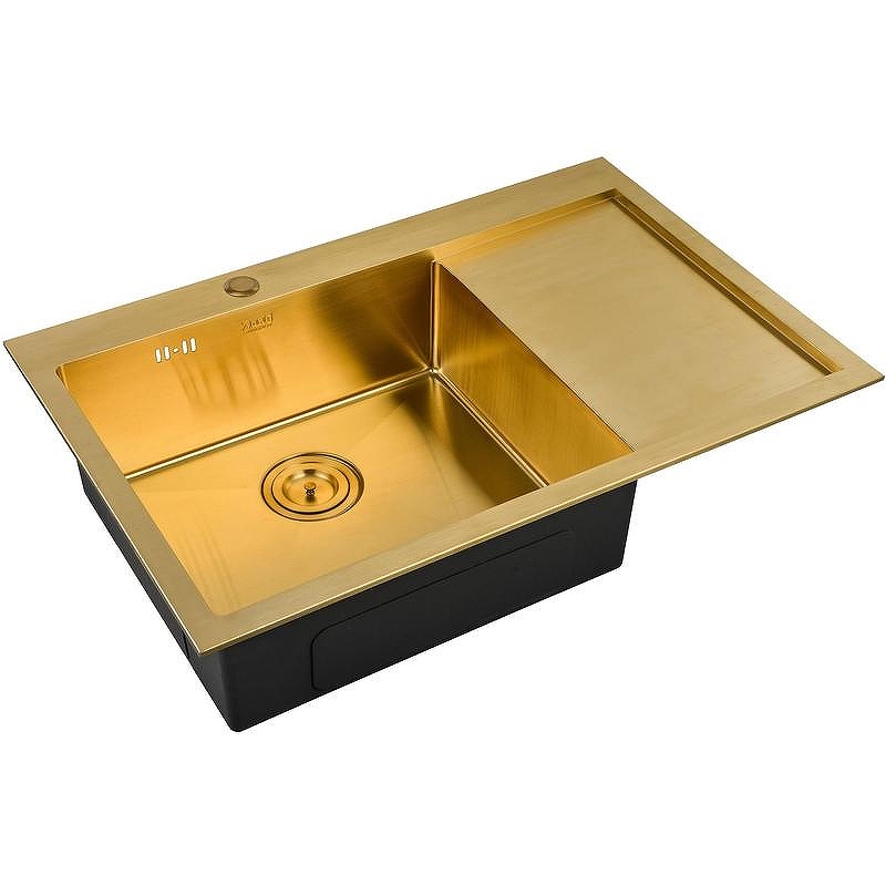 Кухонная мойка ZorG PVD Bronze SZR-7851-L BRONZE Бронза