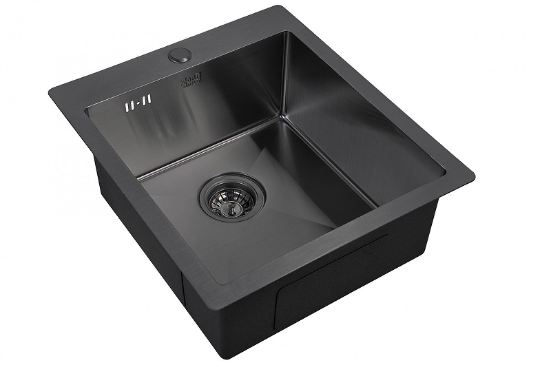 Кухонная мойка ZorG PVD Grafit 45 PVD 4551 GRAFIT цвет Графит