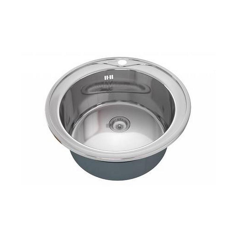 Кухонная мойка ZorG Rx ZR-510/205 Матовый хром