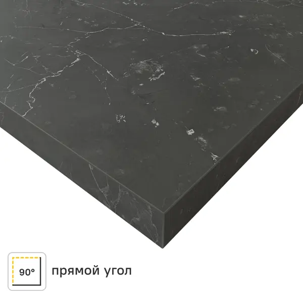Кухонная столешница Slotex Кемь 240x3.8x60 см ДСП цвет черный