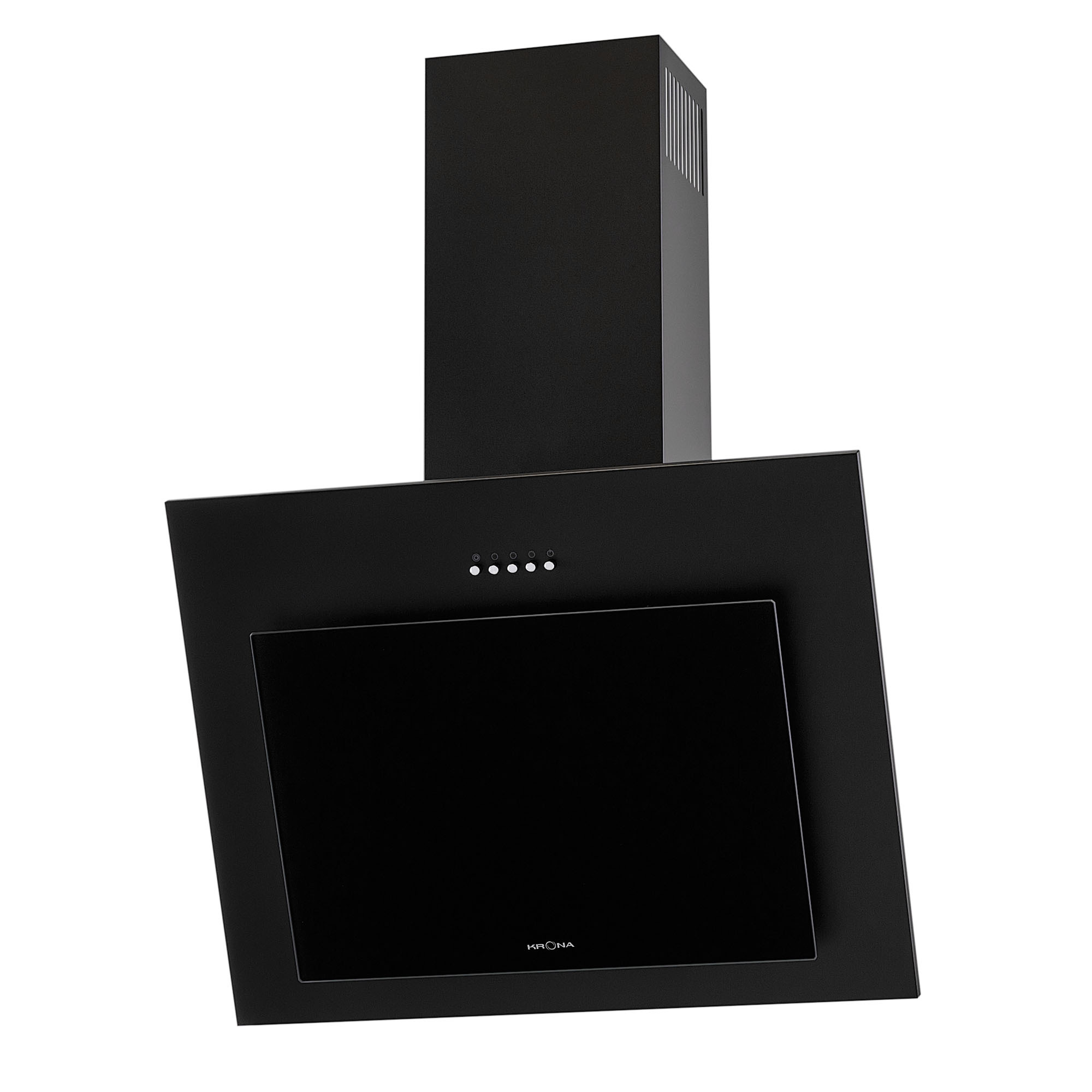 Кухонная вытяжка наклонная Krona Freya 600 Black PB 60 см черная
