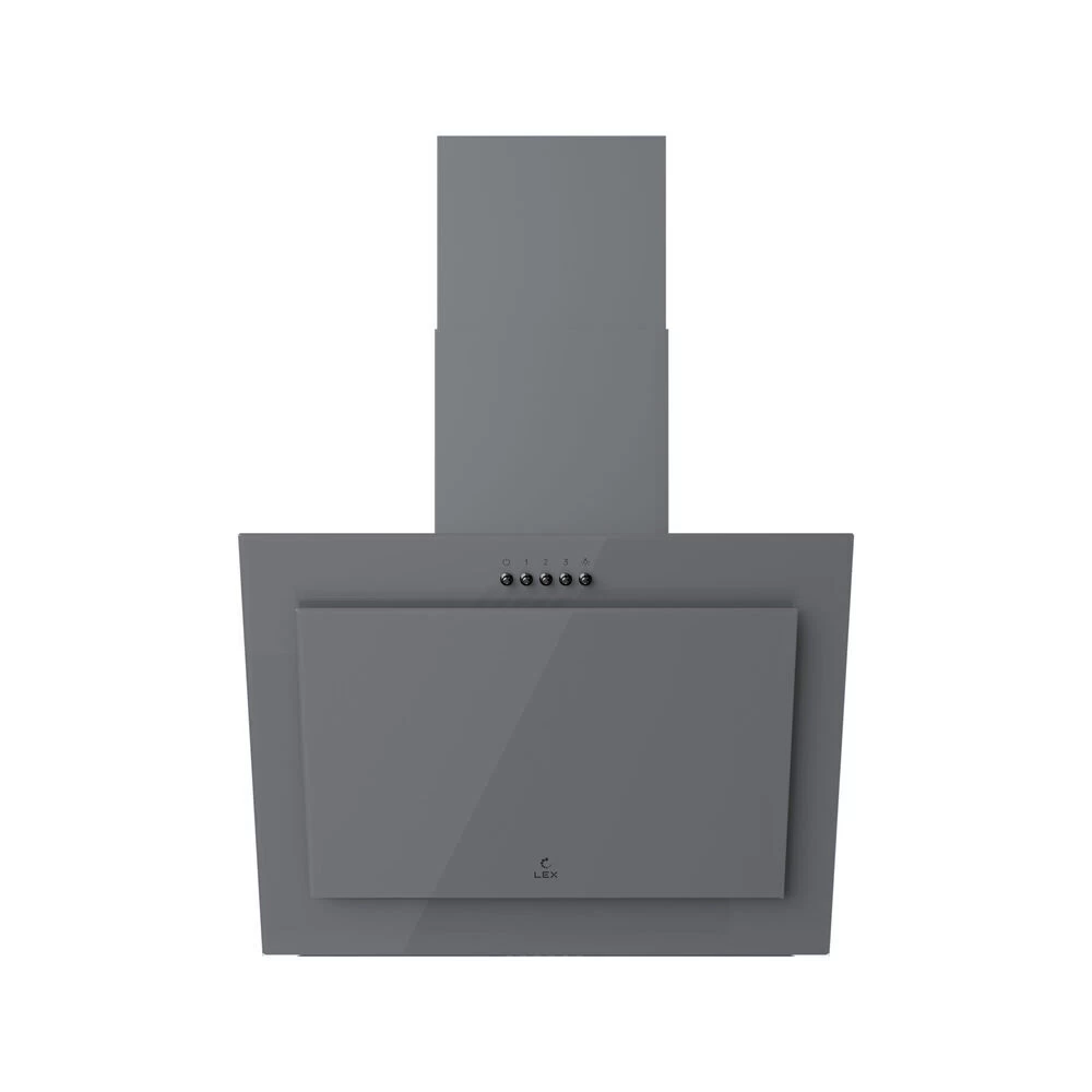 Кухонная вытяжка наклонная Lex Mio G 600 Grey 60 см серая