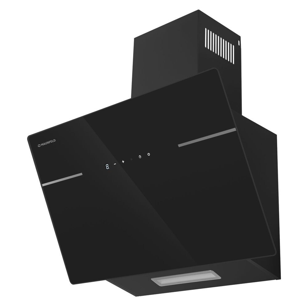 Кухонная вытяжка наклонная Maunfeld Astro 60 Glass Black 60 см черная