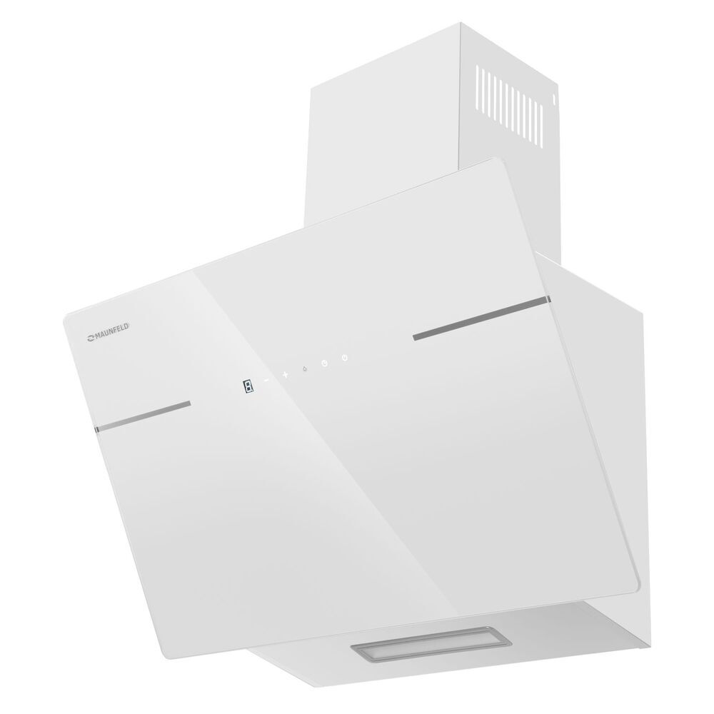 Кухонная вытяжка наклонная Maunfeld Astro 60 Glass White 60 см белая