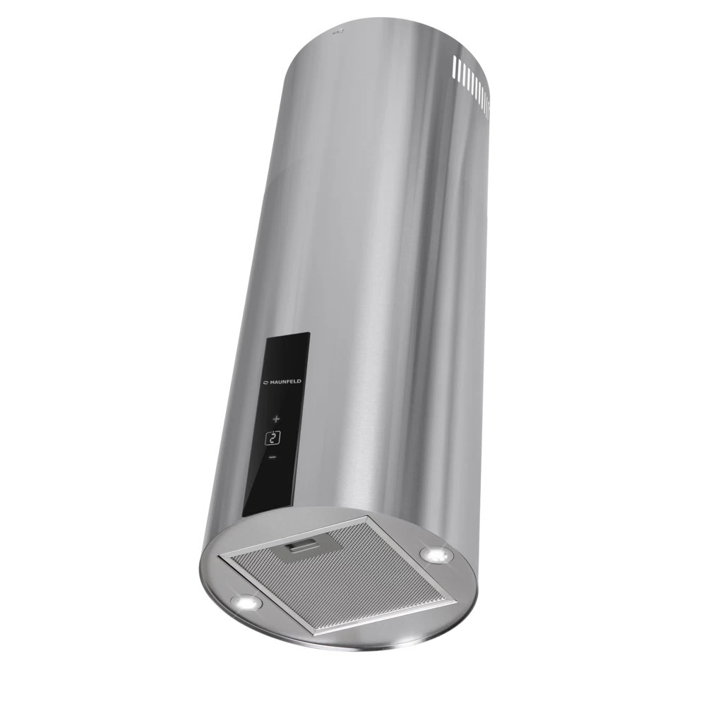 Кухонная вытяжка островная Maunfeld Lee Light Isla 35 Sensor 35,2 см нержавеющая сталь