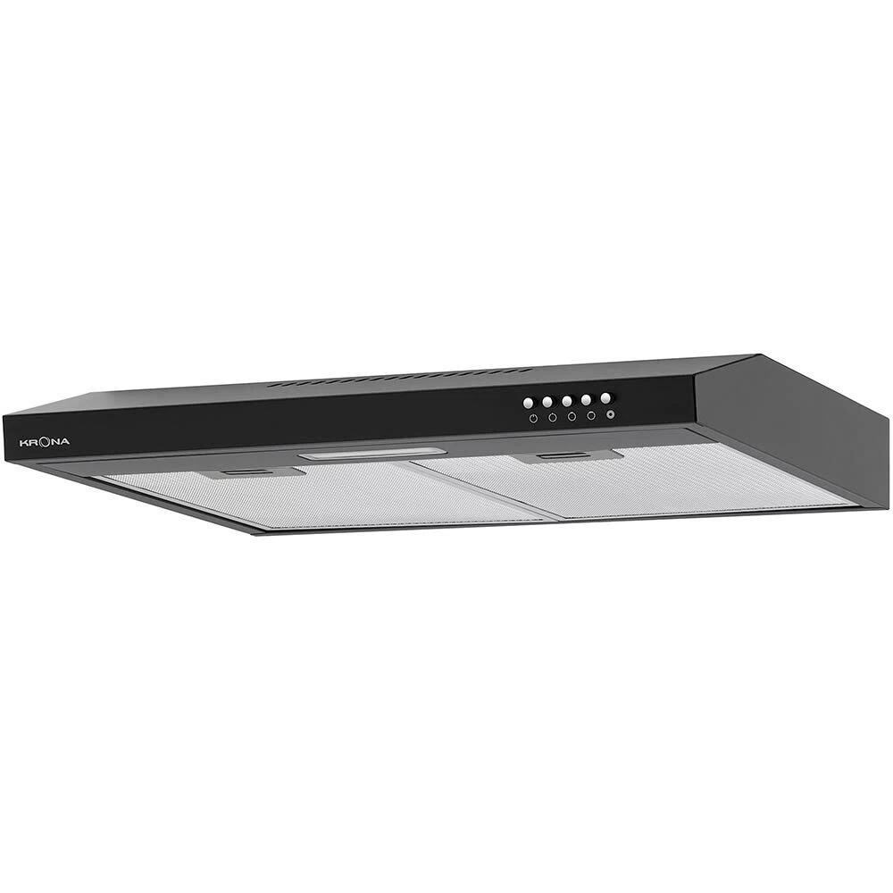 Кухонная вытяжка подвесная Krona Jessica slim 600 Black PB 60 см черная