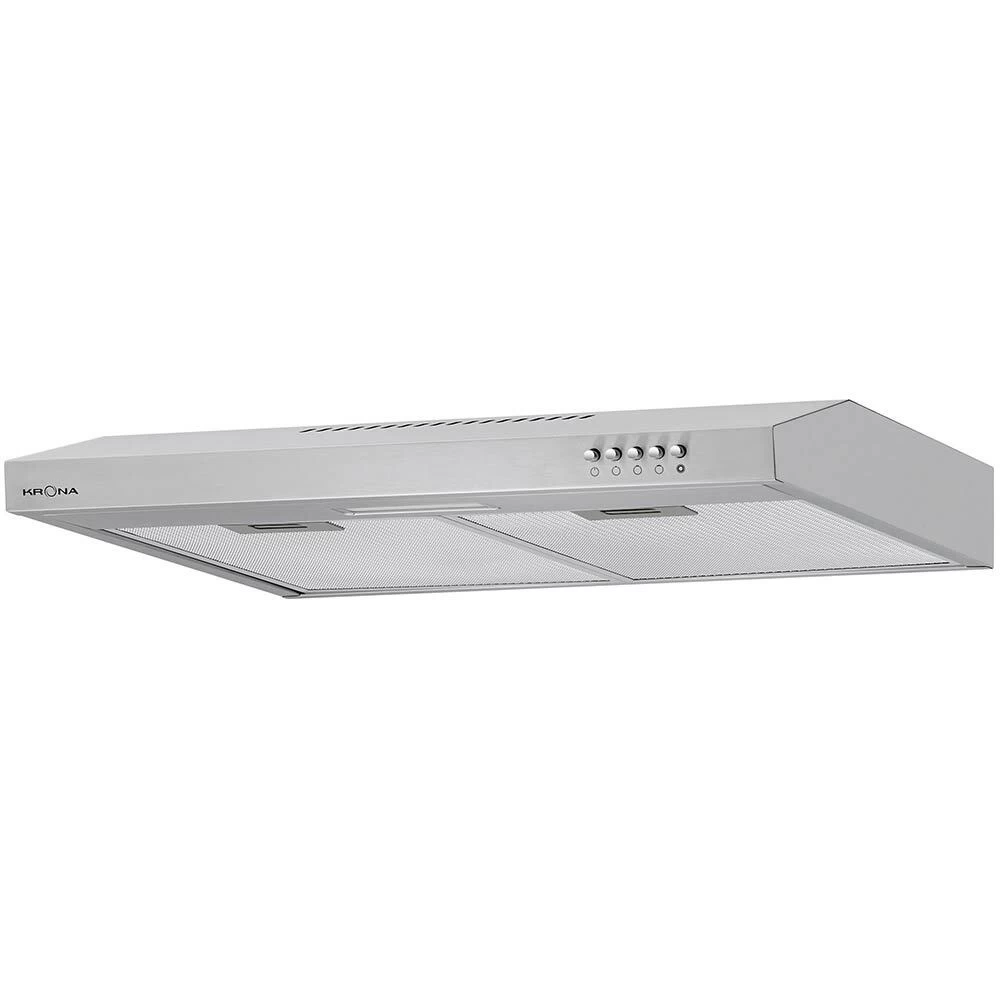 Кухонная вытяжка подвесная Krona Jessica slim 600 Inox push button 60 см нержавеющая сталь