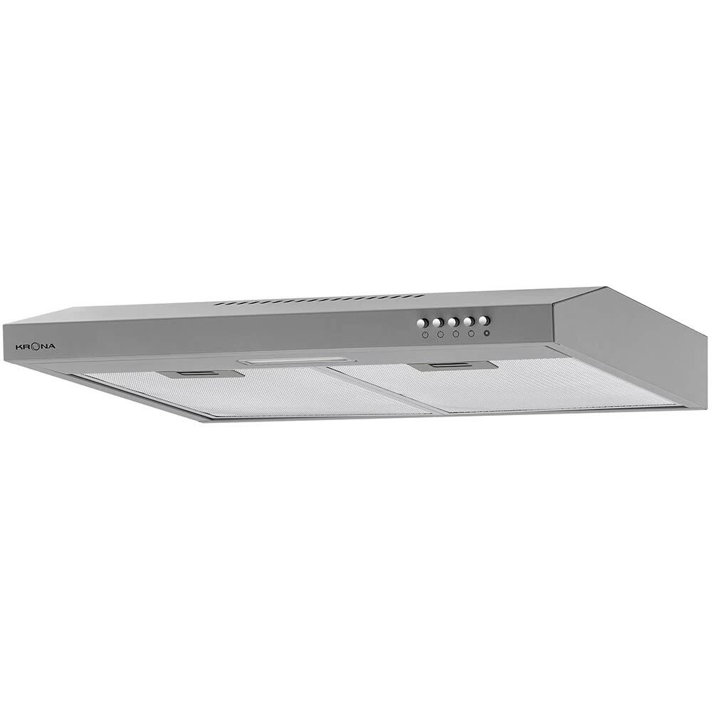 Кухонная вытяжка подвесная Krona Jessica slim 600 meTallic PB 60 см серебристый металлик