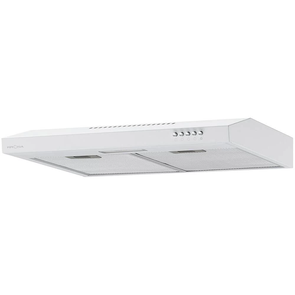 Кухонная вытяжка подвесная Krona Jessica slim 600 White push button 60 см белая