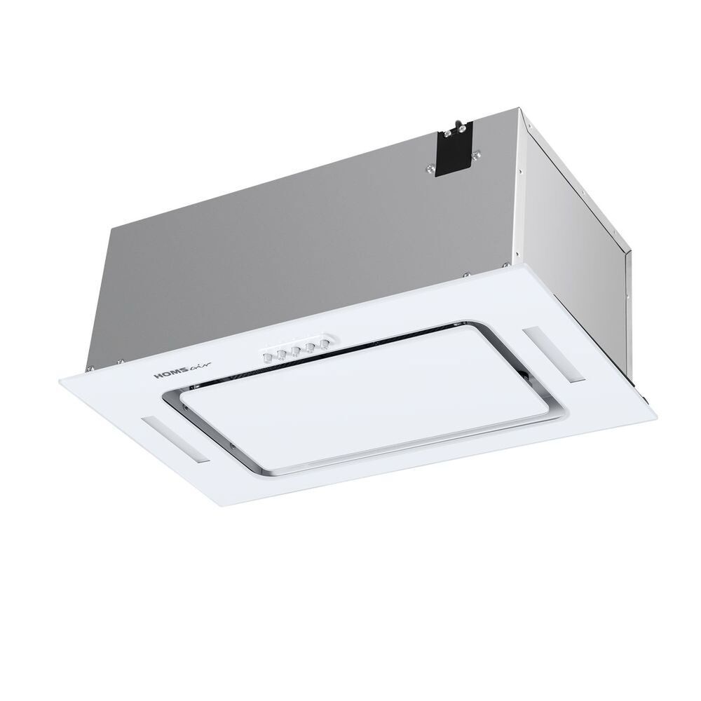 Кухонная вытяжка встраиваемая HomSair Crocus Push 52 Glass White 52 см белая
