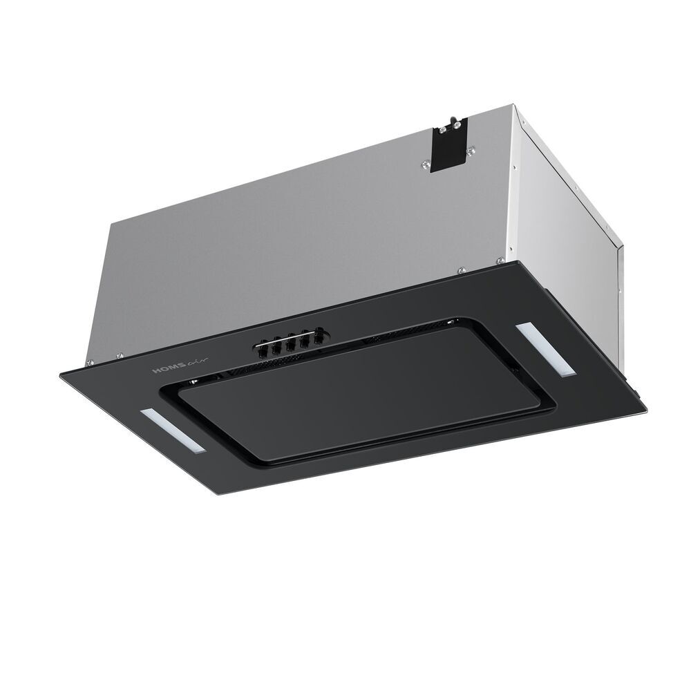 Кухонная вытяжка встраиваемая HomSair Crocus Push 52 Glass Black 52 см черная