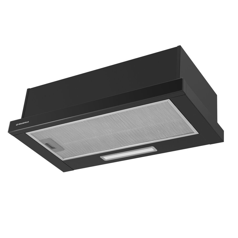 Кухонная вытяжка встраиваемая Maunfeld Clyde 50 Glass Black 50 см черная