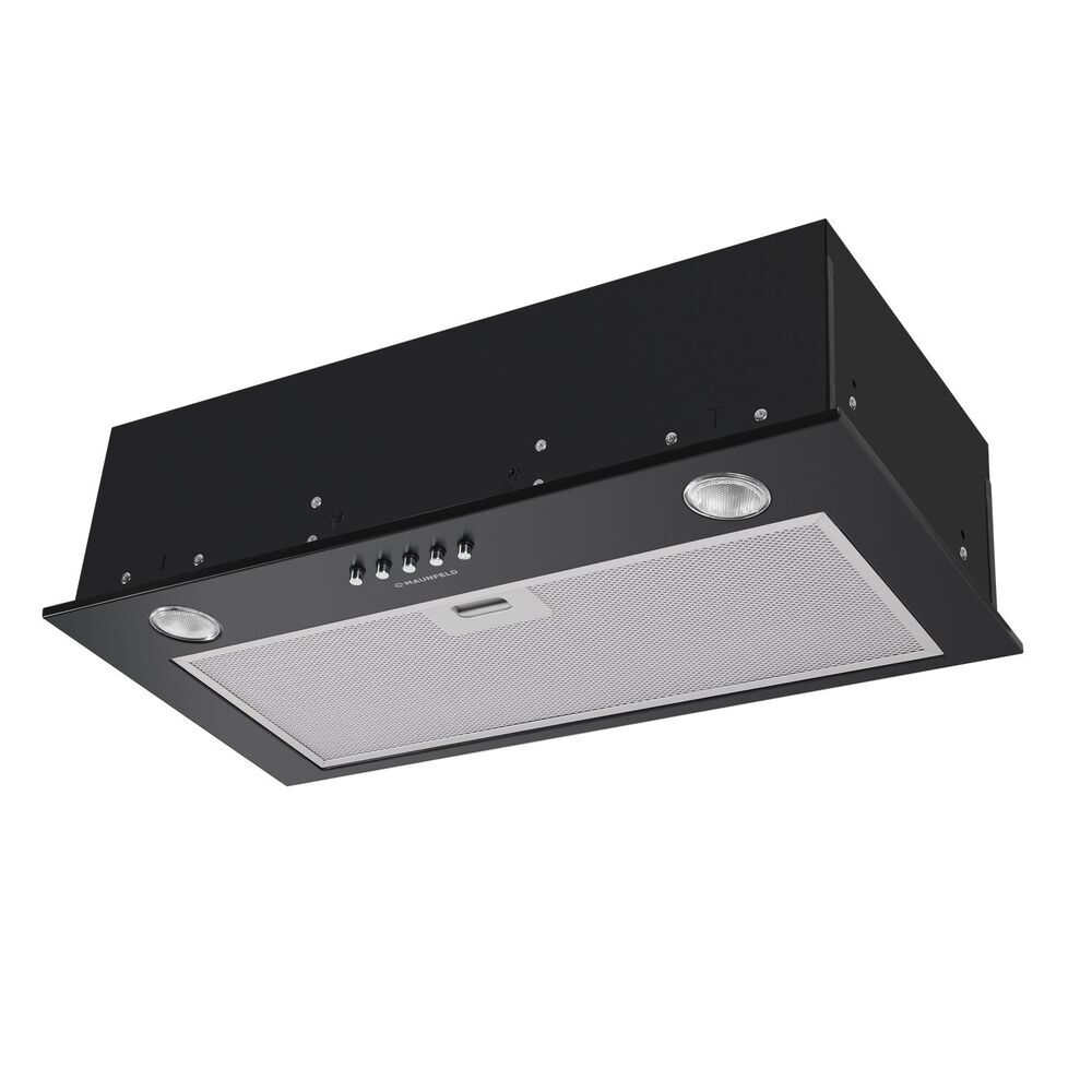 Кухонная вытяжка встраиваемая Maunfeld Crosby Singl 5028 Black 50 см черная