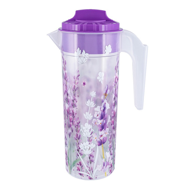 кувшин ПОЛИМЕРБЫТ Lavender 1,2л пластик