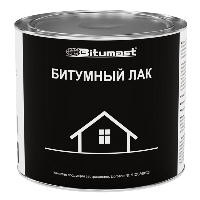 лак BITUMAST битумный 2л, арт.150102