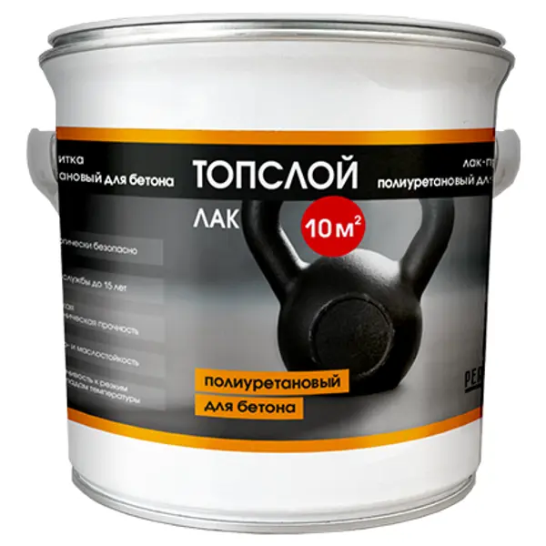 Лак для бетона Perfekta Топслой 3 кг цвет белый