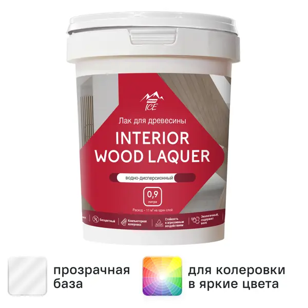 Лак для мебели акриловый Parade Interior Wood Laquer цвет прозрачный матовый 0.9 л