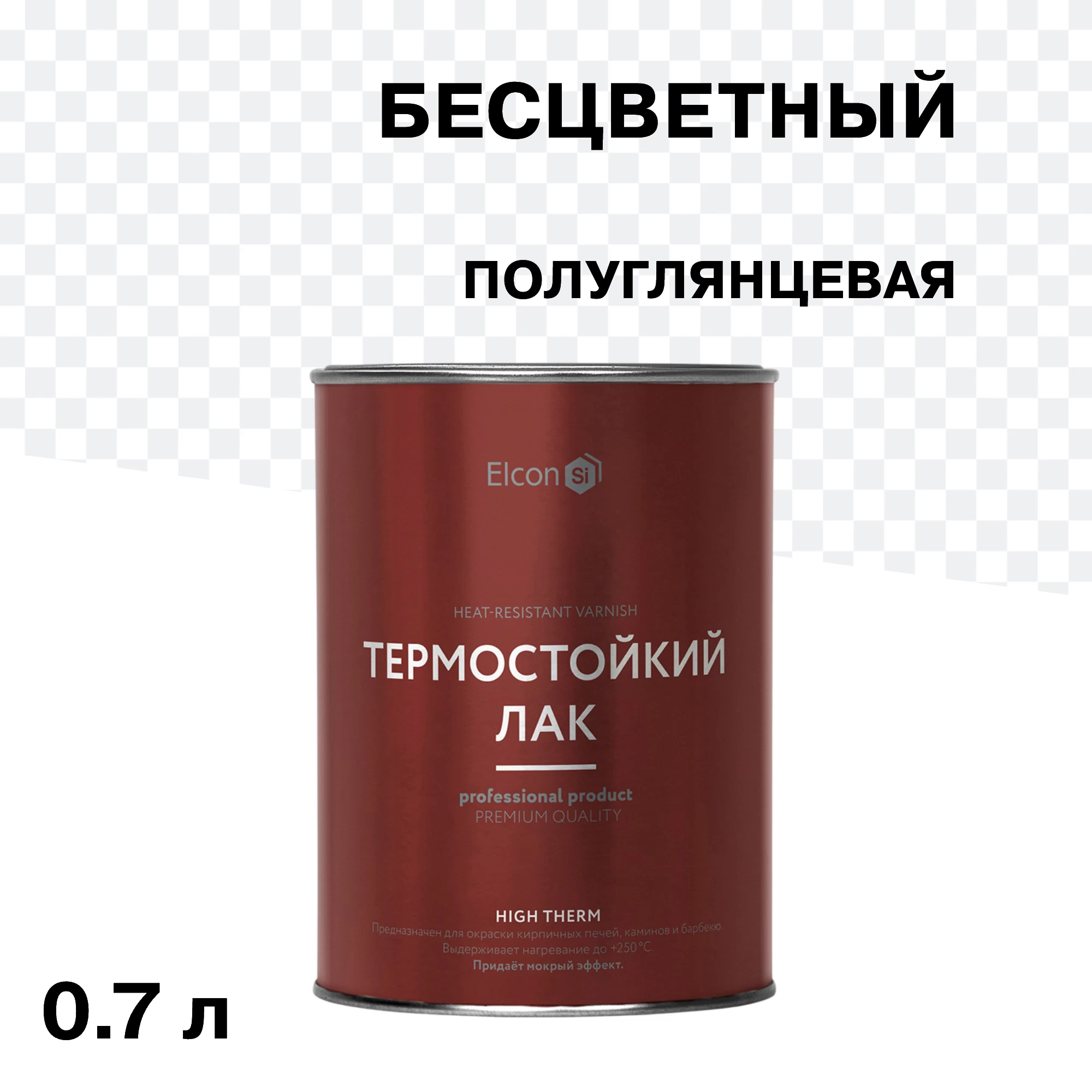 Лак термостойкий Elcon High Therm 0,7 л