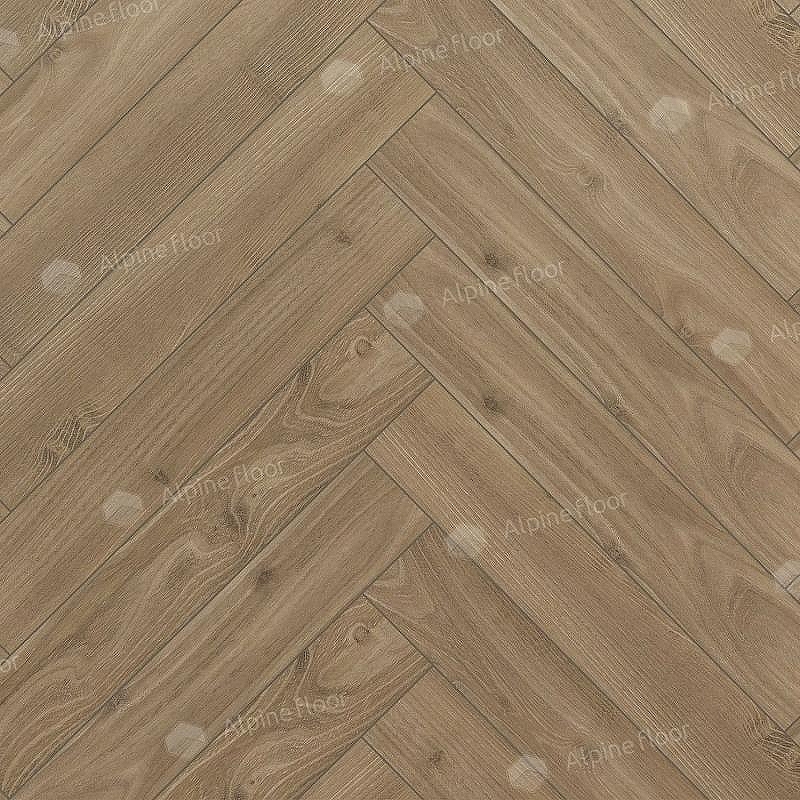 Ламинат Alpine Floor Herringbone 10 LF107-09 Дуб Калабрия 600х100х10 мм