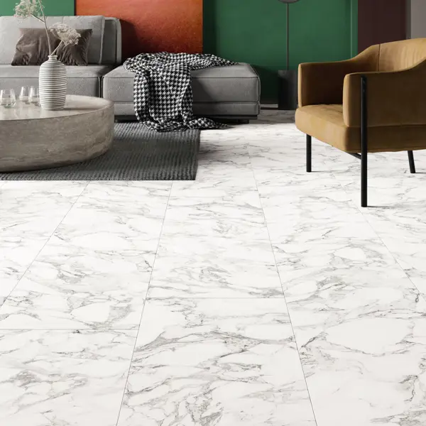 Ламинат Brisk Мрамор светлый 33 класс толщина 10 мм с фаской 1.901 м² водостойкость 72 часа