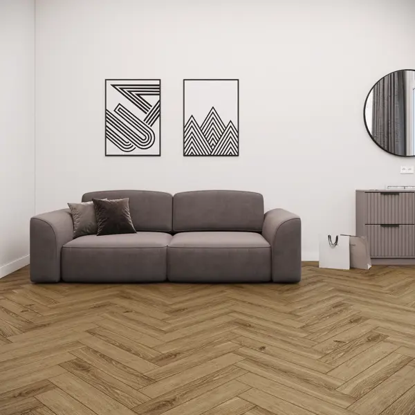 Ламинат Дуб Лидс 33 класс толщина 8 мм с фаской 1.8 м²