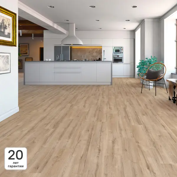 Ламинат KREAFORTA Дуб Лемью 33 класс толщина 8 мм 2.109 м²