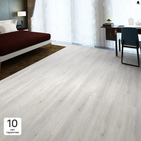 Ламинат KREAFORTA Дуб Миус 33 класс толщина 8 мм с фаской 2.131 м² водостойкость 24 часа