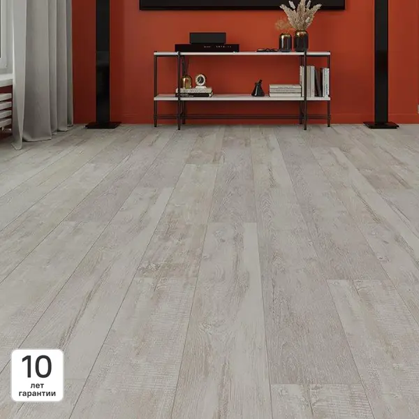 Ламинат KREAFORTA Дуб Мюлен 33 класс толщина 8 мм с фаской 2.131 м² водостойкость 24 часа