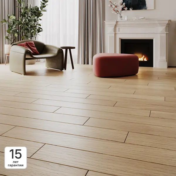 Ламинат KREAFORTA Велью 32 класс толщина 8 мм с фаской 2.22 м²