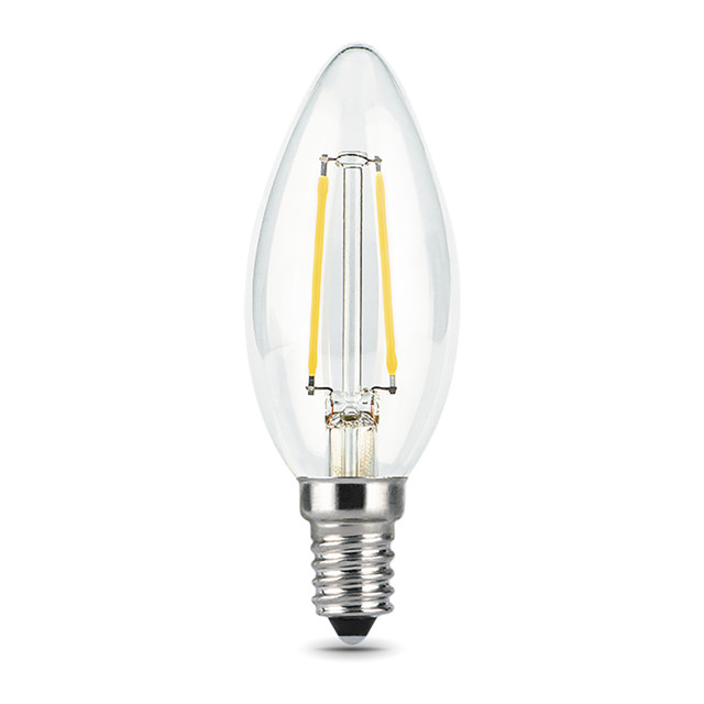 лампа филаментная GAUSS Filament 7Вт Е14 580Лм 4100К свеча C35