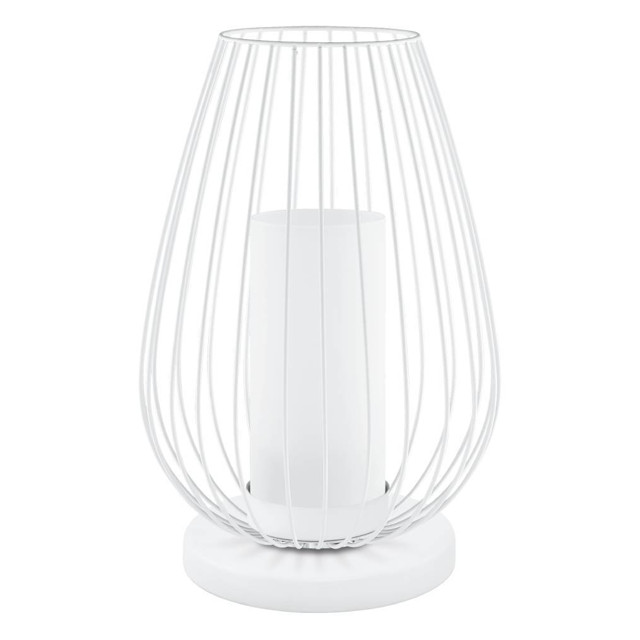 лампа настольная EGLO Венчино 1х6Вт LED сталь белый