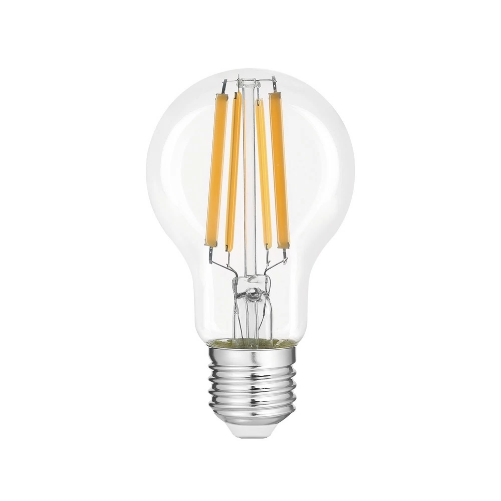 Лампа светодиодная филаментная Gauss Filament E27 2700К 20 Вт 1800 Лм 185-265 В груша A60 прозрачная