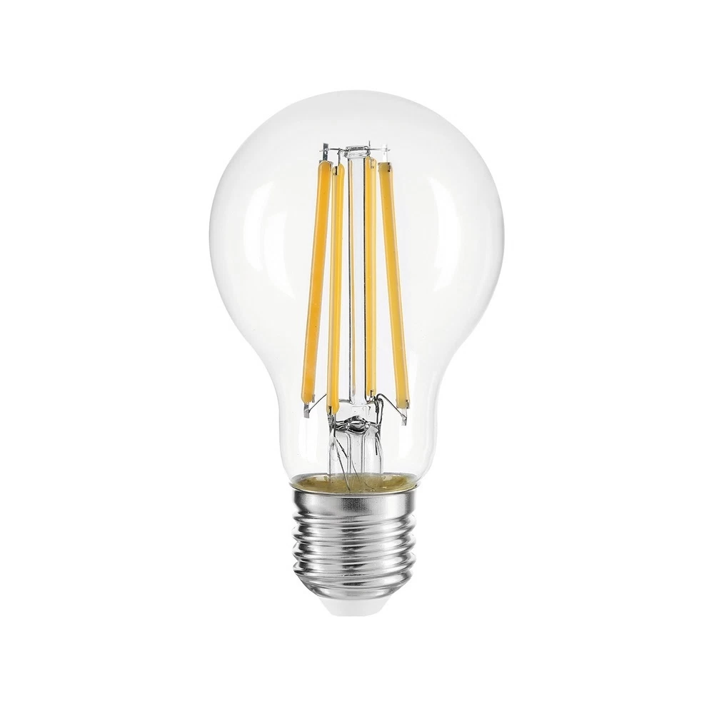 Лампа светодиодная филаментная Gauss Filament E27 4100К 15 Вт 1450 Лм 185-265 В груша A60 прозрачная