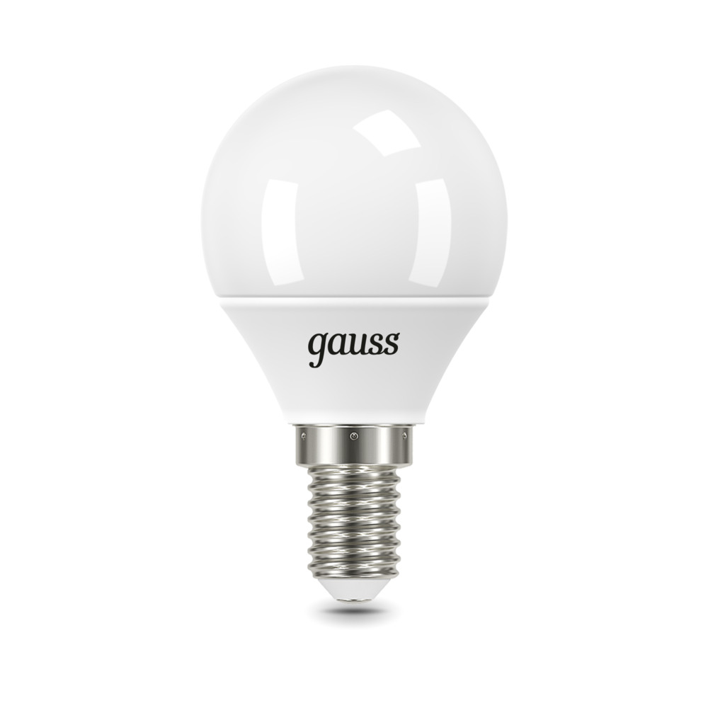 Лампа светодиодная Gauss E14 6500К 9,5 Вт 950 Лм 175-240 В шар тонированная